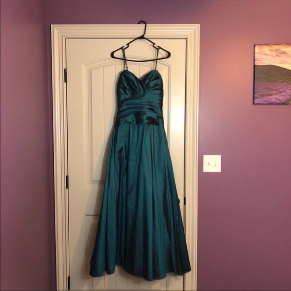Wtoo Watters Bridesmaid Dress in Teal Size 4 - Picture 5 of 7